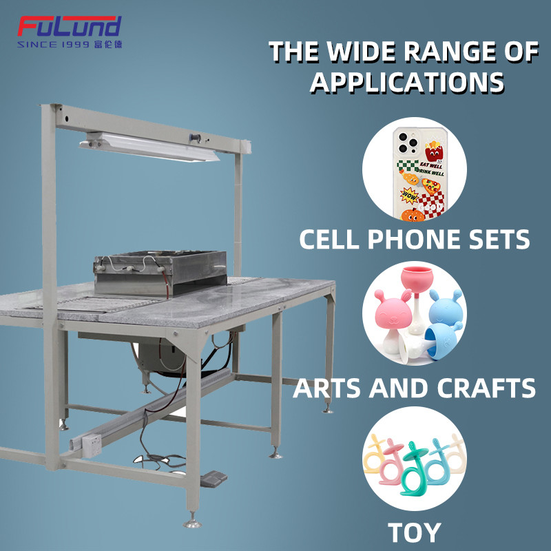 Fulund pvc Logo Automatic Soft Patch Pvc Keychain Machine Double-Deck Energy Saving Oven